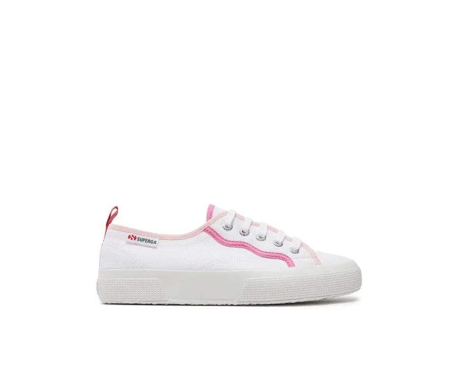 obrazek 1 Superga Sneakersy Curly Bindings 2750 S8138NW Biały