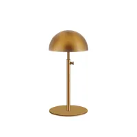 Picture A unique gold-plated hat stand with a mustard-colored foot