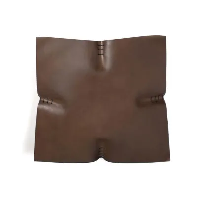 Zdjęcie Włoska kwadratowa taca ze skóry naturalnej