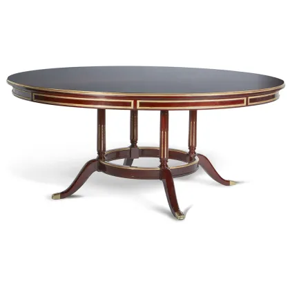 Zdjęcie Klasyczny okrągły stół z polisandru