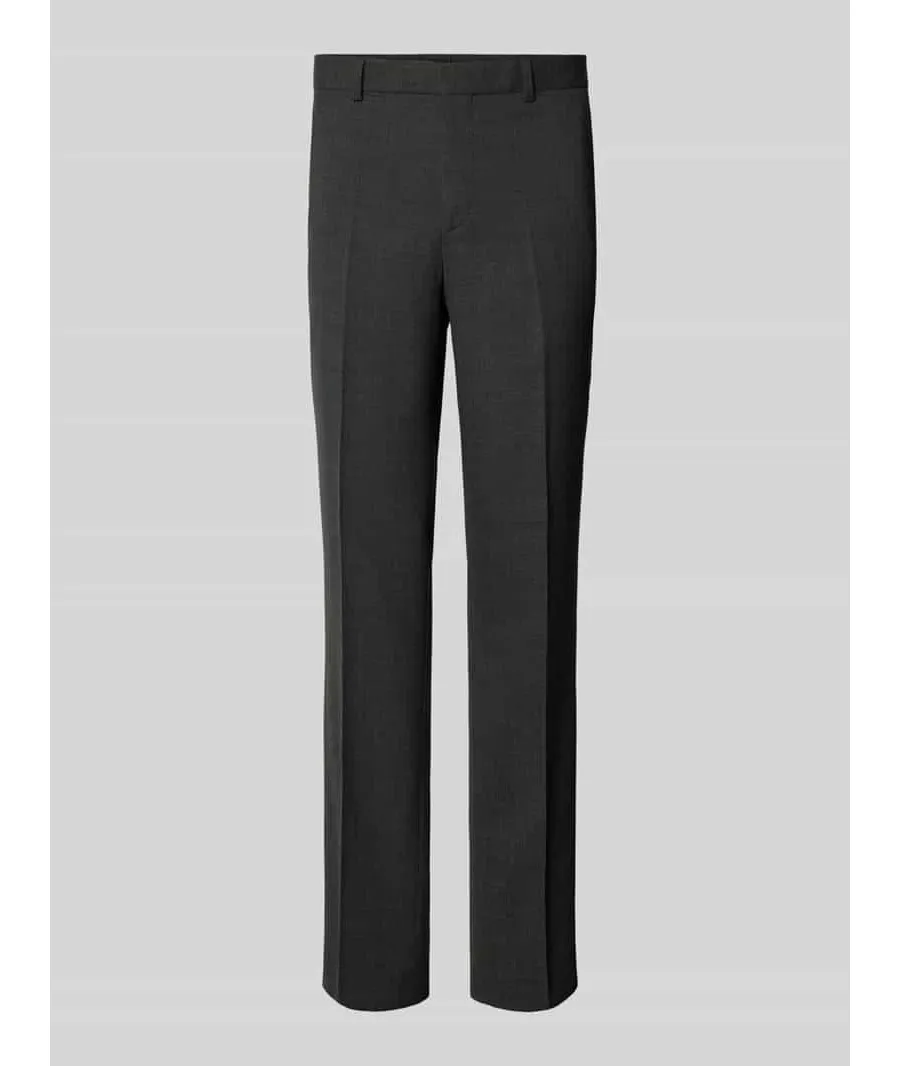 obrazek 1 Spodnie do garnituru o kroju slim fit ze szlufkami na pasek model ‘Leon’