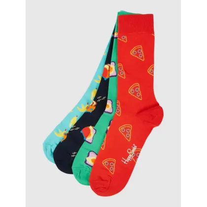 Zdjęcie Skarpety z dodatkiem streczu w zestawie 4 szt.