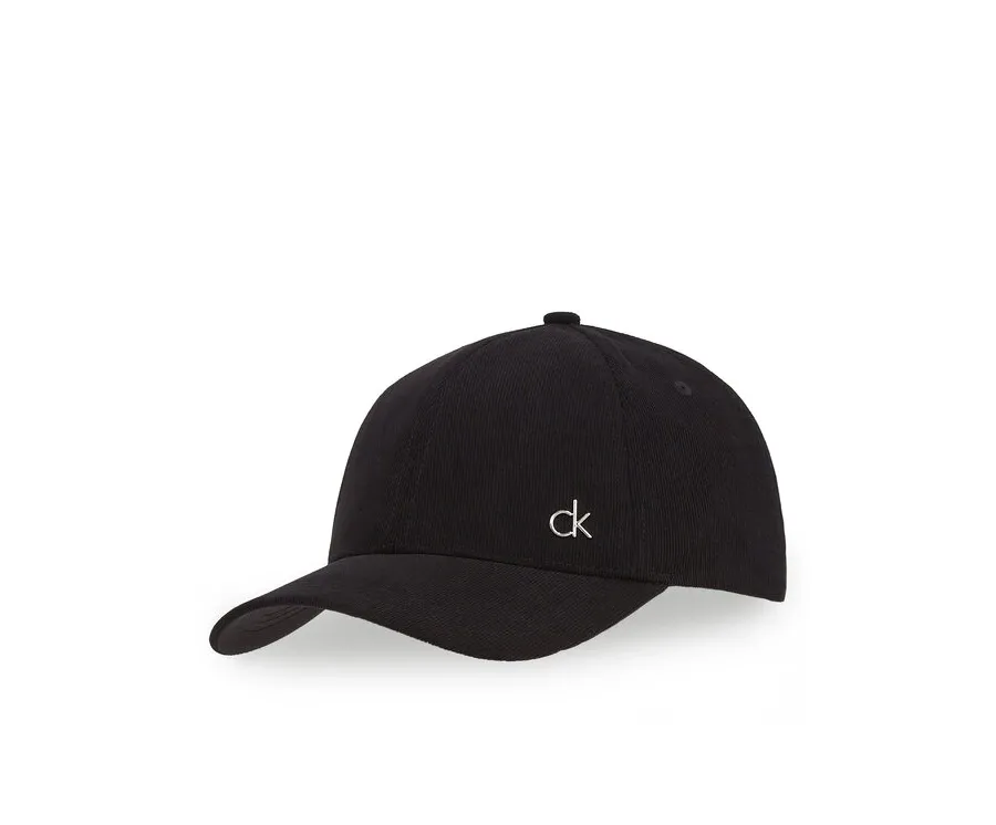 obrazek 1 Calvin Klein Czapka z daszkiem Corduroy Cotton Cap K60K612894 Czarny