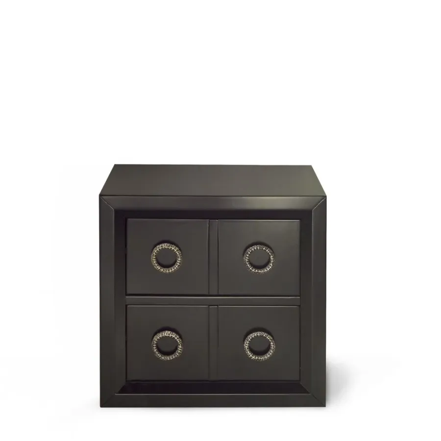 obrazek 2 Elegancki drewniany stolik nocny