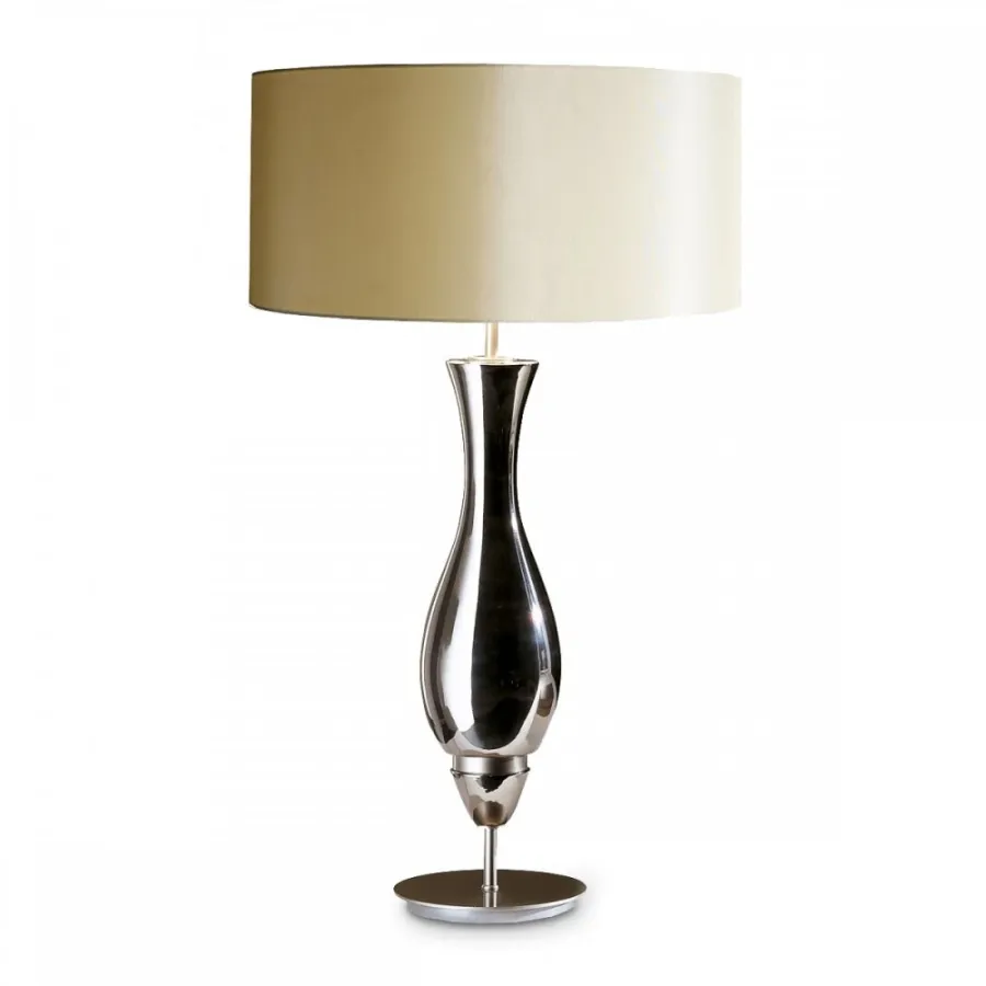 obrazek 2 Ceramiczna lampa stołowa h.57x17x17 cm