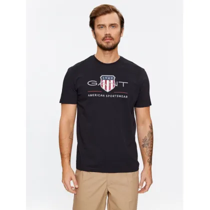 Zdjęcie Gant T-Shirt Reg Archive Shield Ss 2003199 Czarny Regular Fit