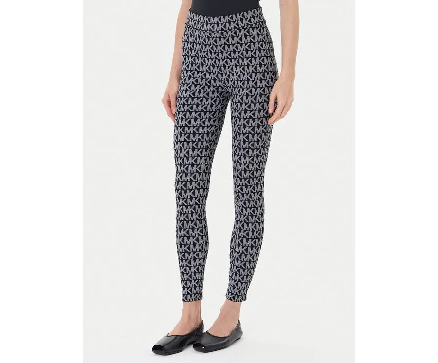 obrazek 1 MICHAEL Michael Kors Legginsy MT530WN63M Czarny Slim Fit