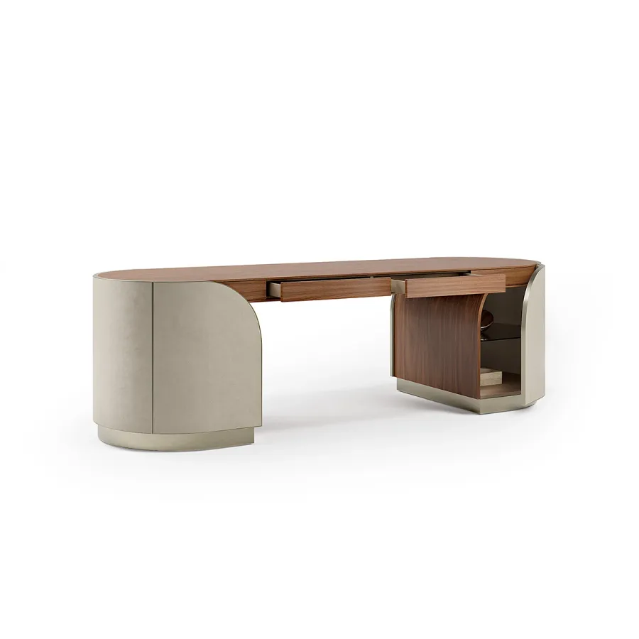 obrazek 7 Eleganckie włoskie biurko w stylu modernistycznym - do gabinetu lub biura