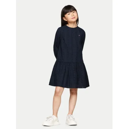 Zdjęcie Tommy Hilfiger Sukienka elegancka KG0KG08216 M Granatowy Regular Fit