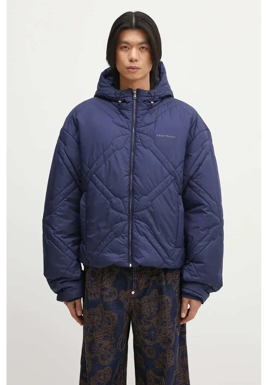 obrazek 1 Daily Paper kurtka Spear Puffer Jacket kolor granatowy przejściowa 2512001