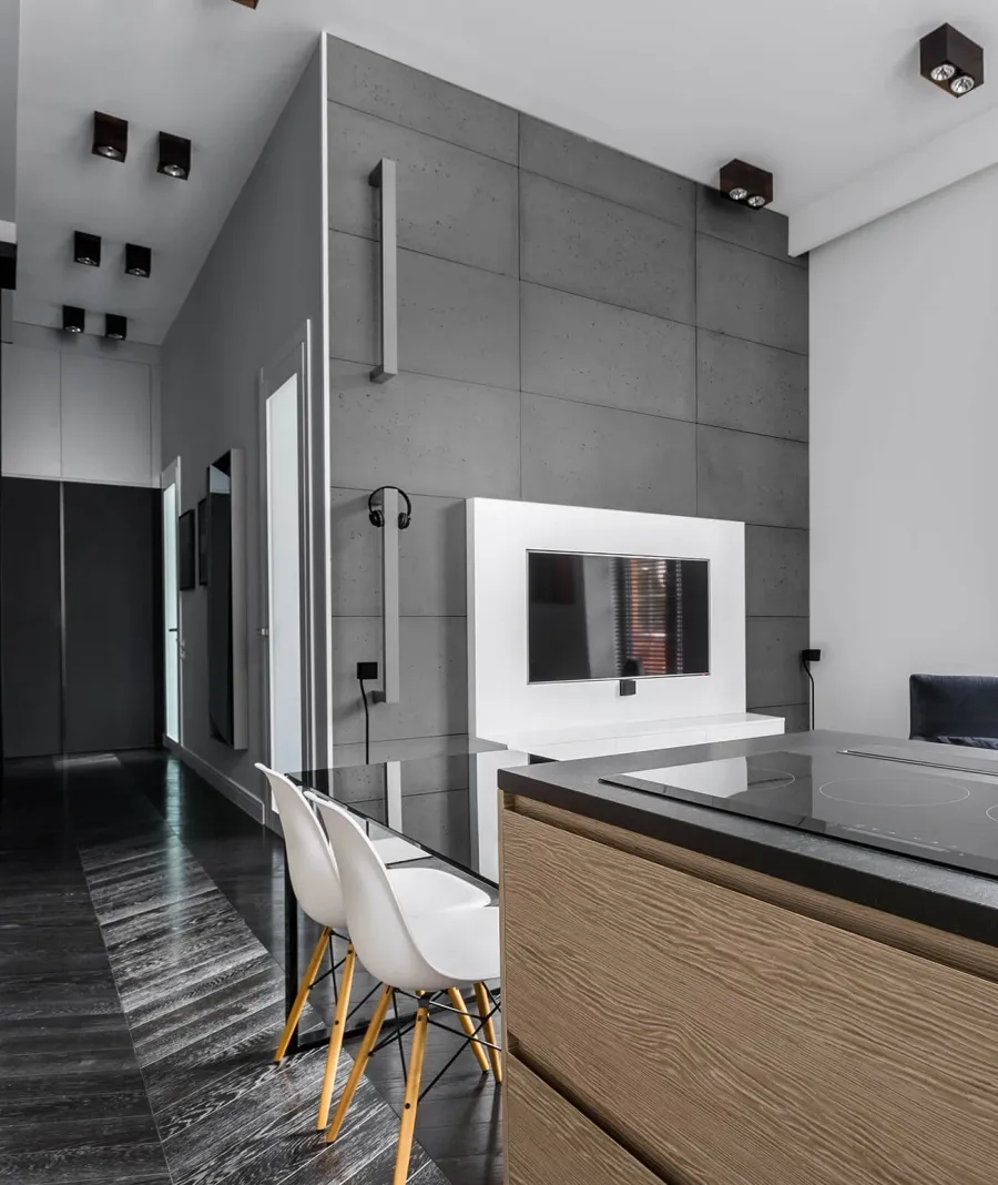obrazek 1 120x60 cm LS - (antracyt) - płyta z betonu architektonicznego GRC