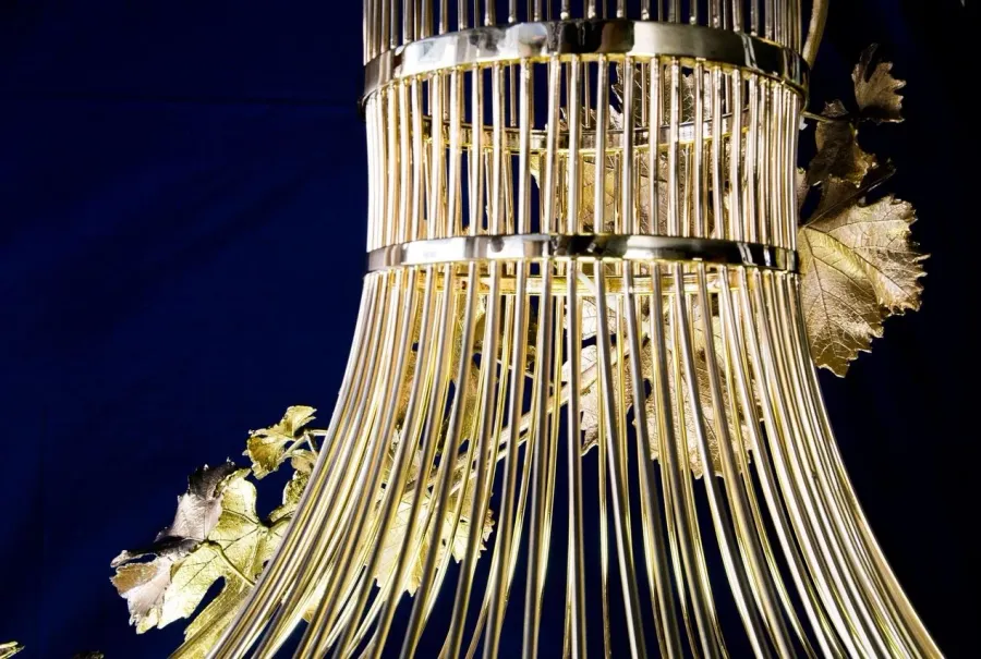 obrazek 2 Elegancka lampa stojąca w kształcie cebuli