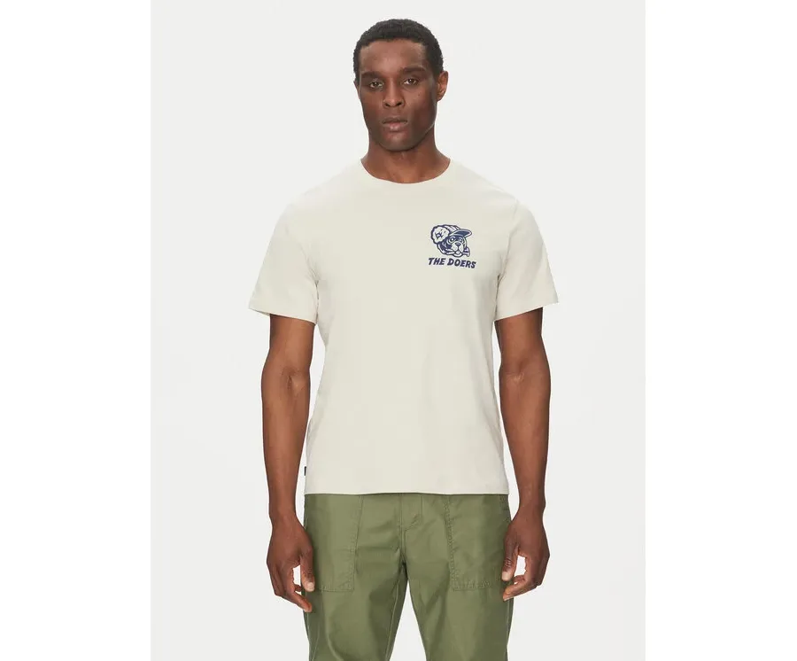 obrazek 1 Element T-Shirt ELYZT00518 Beżowy Regular Fit