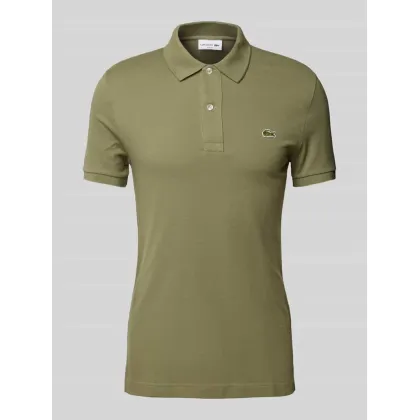 Zdjęcie Koszulka polo o kroju slim fit z naszywką z logo model ‘PIQUE’