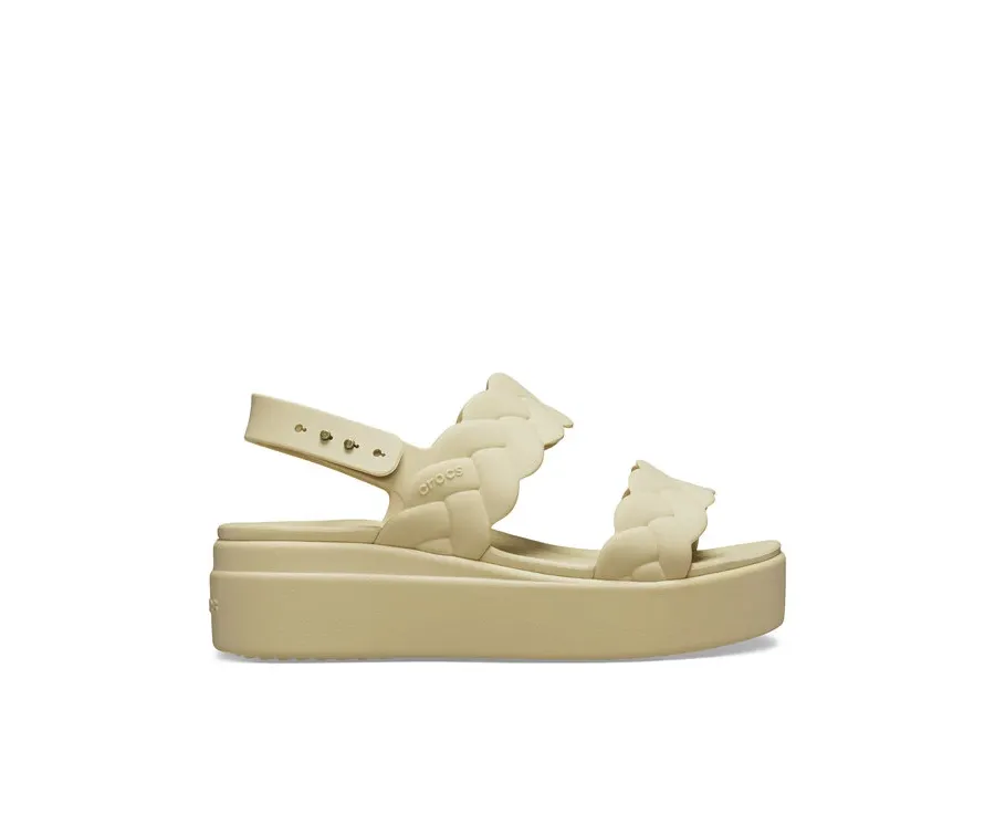 obrazek 1 Crocs Sandały Brooklyn Woven Upper LW 209977 Beżowy