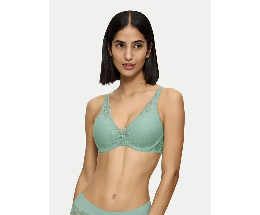 obrazek 1 Triumph Biustonosz z fiszbiną Illusion 10219710 Zielony