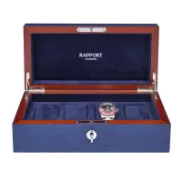 Picture Navy blue box for 4 watches