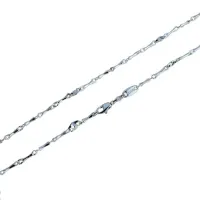 Picture Polished finish tubular chain cm.50