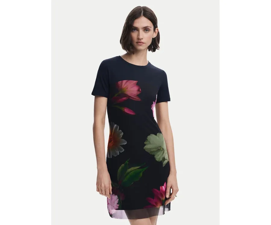 obrazek 1 Desigual Sukienka codzienna Hamburgo 25SWVK14 Czarny Slim Fit