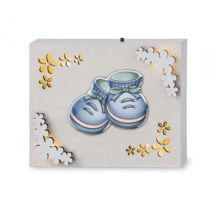 Picture Luxurious baby lamp Shoes 16x13 cm