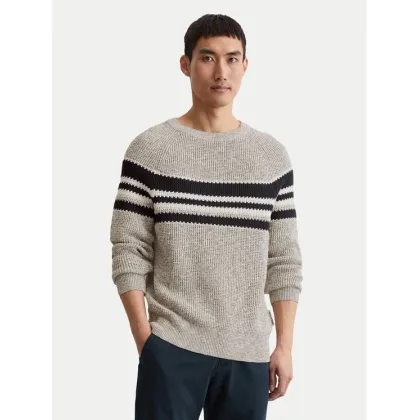 Zdjęcie Marc O'Polo Sweter 428 5020 60332 Beżowy Regular Fit