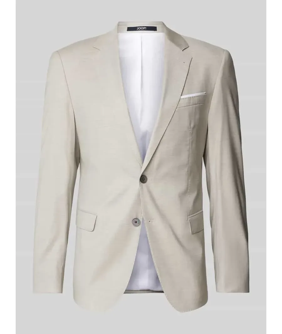 obrazek 1 Marynarka o kroju slim fit z kołnierzem z połami model ‘Herby’