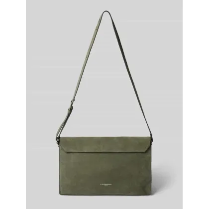 Zdjęcie Torebka ze skóry z detalem z logo model ‘LORA’