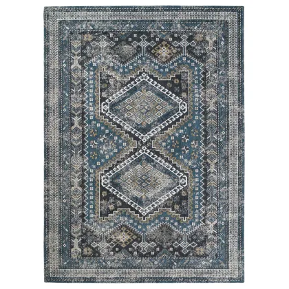 Picture Prestigious blue-gray classic vintage carpet - KASHMIR 54108