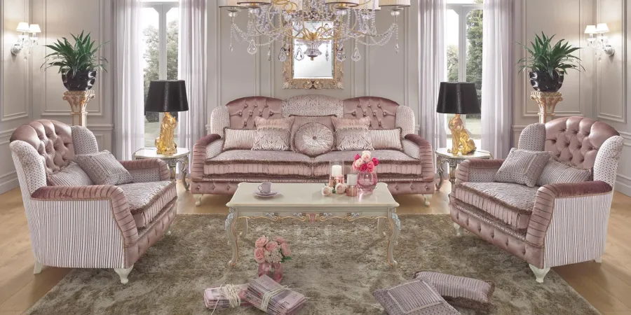obrazek 2 Luksusowa antyczna sofa trzyosobowa do wyjątkowego salonu – Morello Gianpaolo