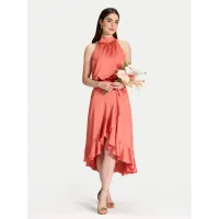 Zdjęcie Swing Sukienka koktajlowa 5AH04500 Pomarańczowy Regular Fit