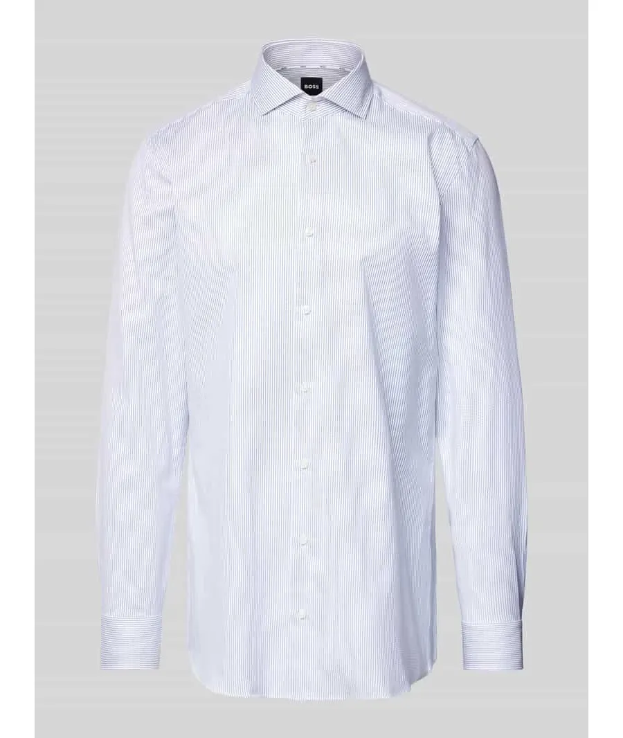 obrazek 1 Koszula biznesowa o kroju slim fit z bardzo długim rękawem model ‘Hank’