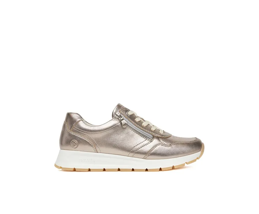 obrazek 1 Remonte Sneakersy D2G01-90 Złoty