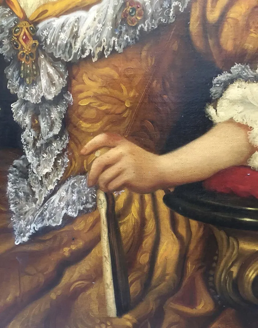 obrazek 4 Portret szlachcianki w stylu barokowym 100x70 cm - Ettore Frattini
