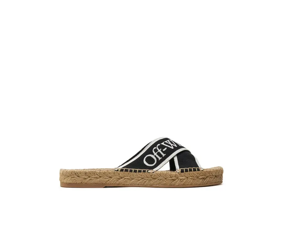 obrazek 1 Off-White Espadryle OWIB012S23FAB0011001 Czarny