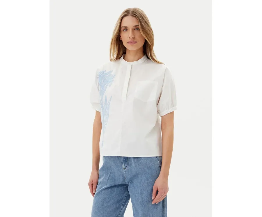 obrazek 1 ARTIGLI Bluzka ACBL002227 Biały Regular Fit