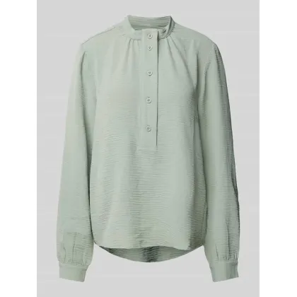 Zdjęcie Bluzka o kroju regular fit z bufiastymi rękawami