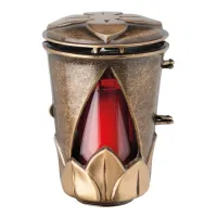 Picture A unique bronze grave candle made by an Italian manufacturer