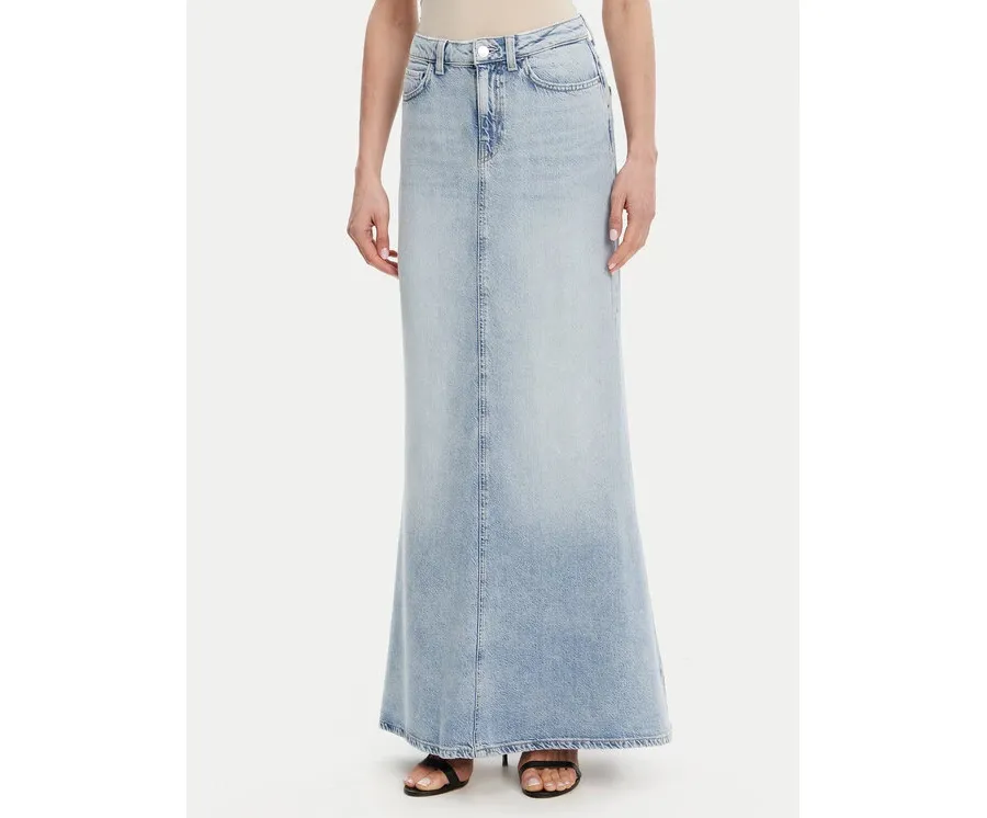 obrazek 1 Guess Spódnica jeansowa W5GD83 D5B96 Niebieski Regular Fit