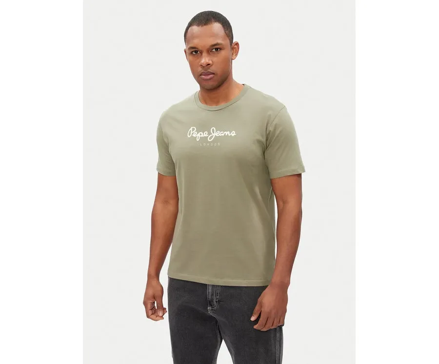 obrazek 1 Pepe Jeans T-Shirt Eggo N PM508208 Zielony Regular Fit