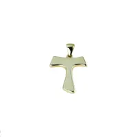 Picture Gold men's cross from an Italian manufacturer, 22x20mm