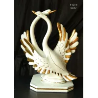 Picture Elegant swans figurine