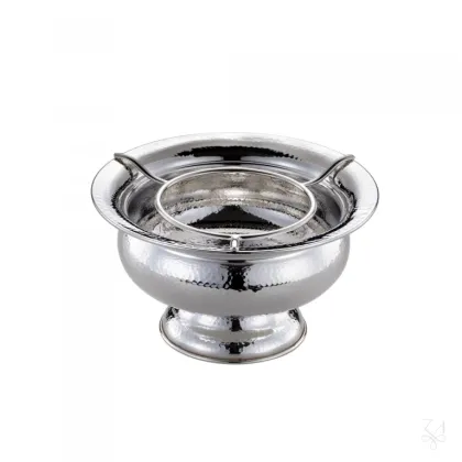 Zdjęcie Eleganckie włoskie naczynie do kawioru z podstawą – Zaramella Argenti