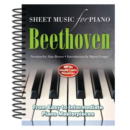 Picture Book Ludwig Van Beethoven: Sheet Music for Piano - Flame Tree Publishing