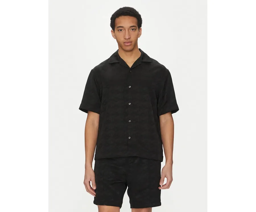 obrazek 1 HUGO Koszula Espino 50539288 Czarny Oversize