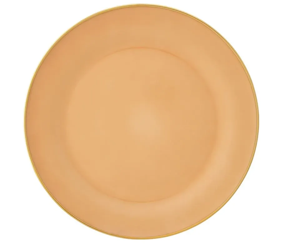 obrazek 1 Porcelanowy talerz obiadowy Apricot Ø 32 cm