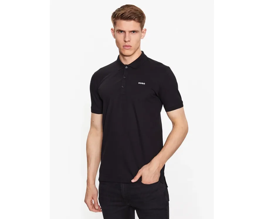 obrazek 1 Hugo Polo 50470547 Czarny Slim Fit HUGO