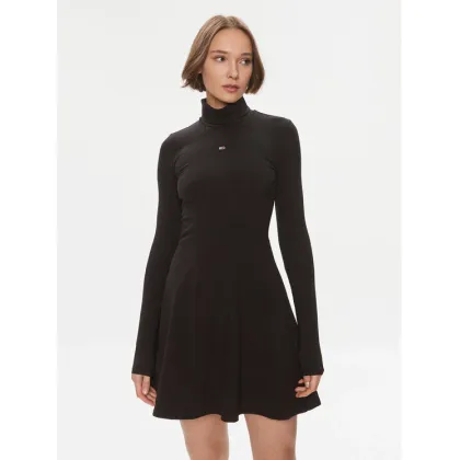 Zdjęcie Tommy Jeans Sukienka codzienna DW0DW17524 Czarny Slim Fit