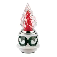 Zdjęcie Porcelanowa lampa ozdobna na grób z Włoch