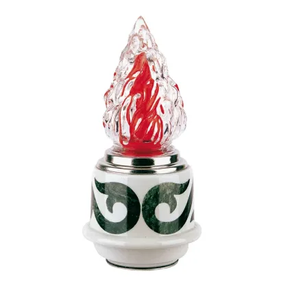 Zdjęcie Porcelanowa lampa ozdobna na grób z Włoch