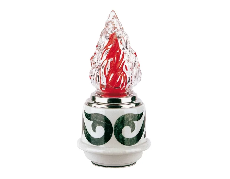 obrazek 1 Porcelanowa lampa ozdobna na grób z Włoch